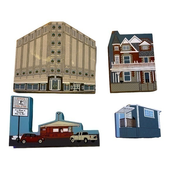 the cats meow Other - The Cats Meow Americana West Virginia 4pc Wood Building Collection
